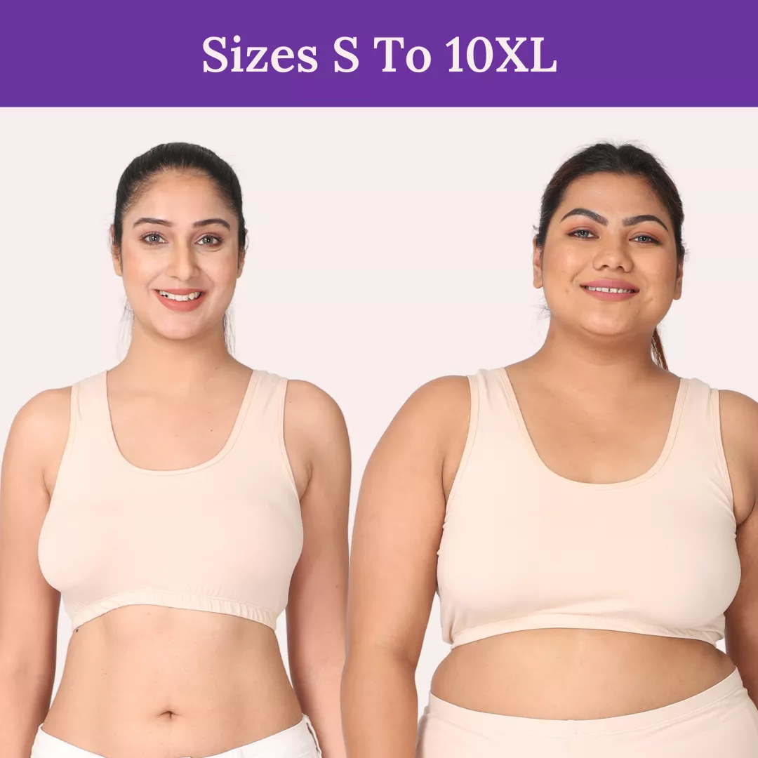 Sleep Bra | Lounge Bra | Non Padded | Non Wired | Full Coverage | Racerback - Image 9