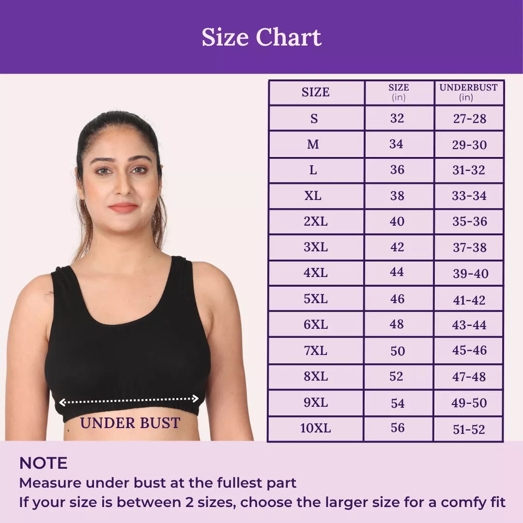 Sleep Bra | Lounge Bra | Non Padded | Non Wired | Full Coverage | Racerback | Pack Of 3 - Image 3