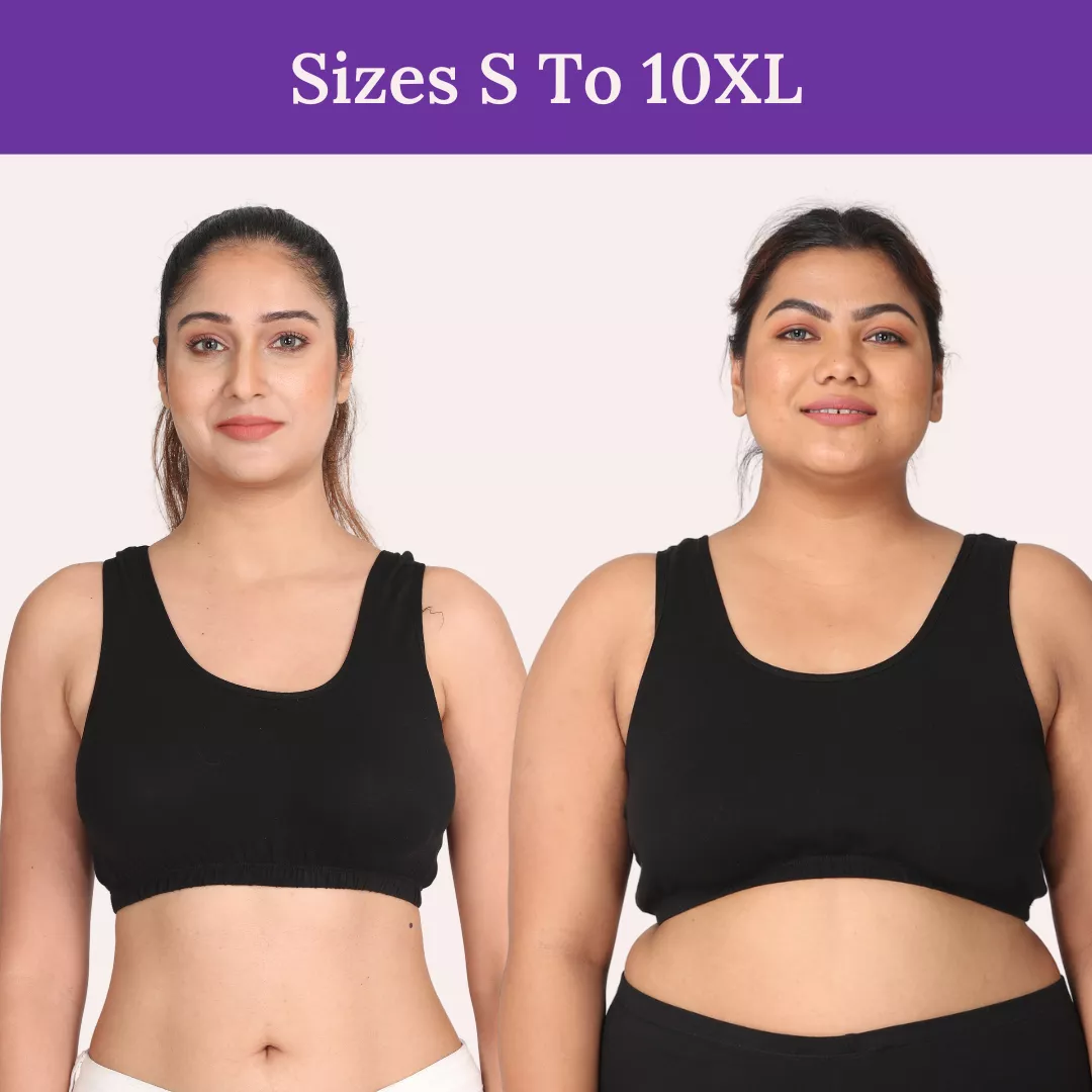 Sleep Bra | Lounge Bra | Non Padded | Non Wired | Full Coverage | Racerback | Pack Of 3 - Image 8