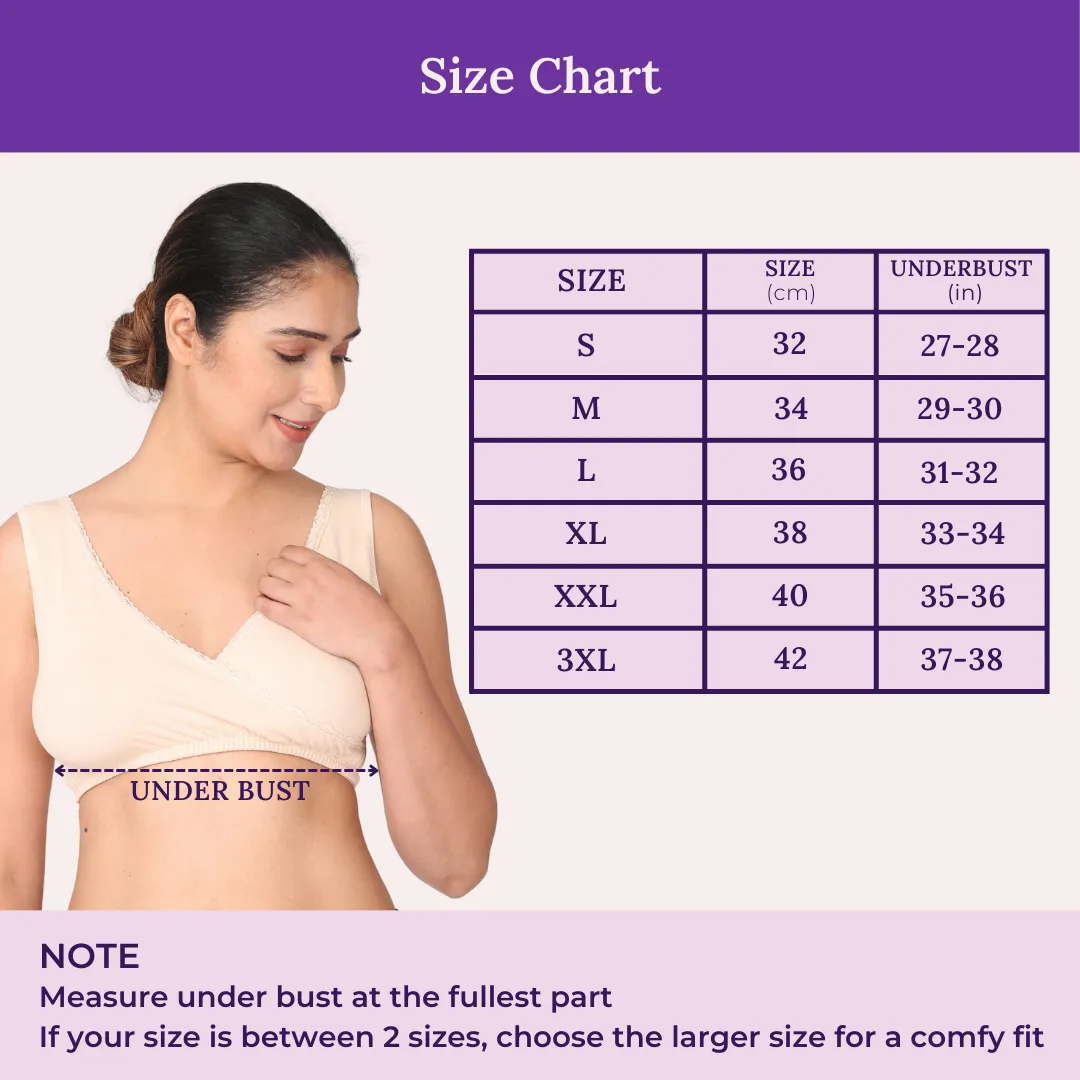 Nursing Bra | Easy Access For Feeding | Skin Friendly - Image 3