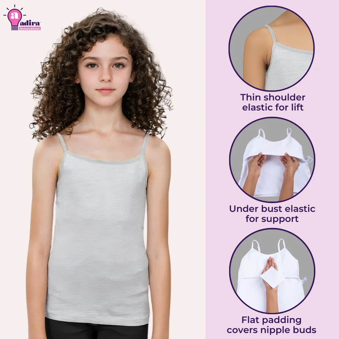 Slips For Teens | Flat Padding | Covers Nipple Buds | Confidence For Puberty | Pack Of 4 - Image 7