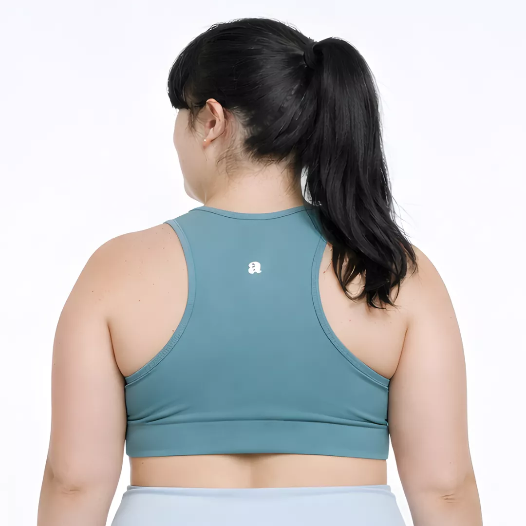 Sports Bra for Heavy Bust | Wire-Free | Racerback | Wide Underband | Removable Cups - Image 10