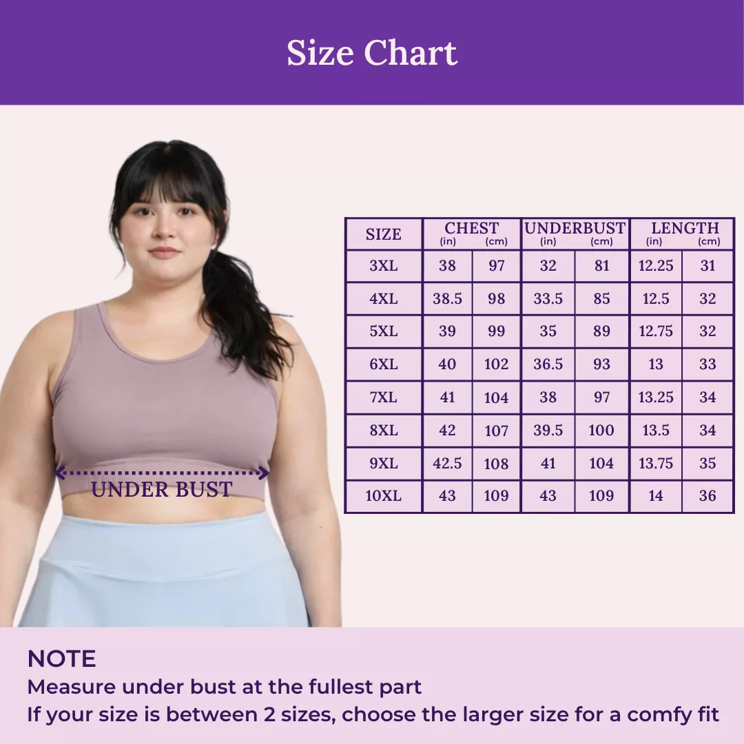 Sports Bra for Heavy Bust | Wire-Free | Racerback | Wide Underband | Removable Cups - Image 2