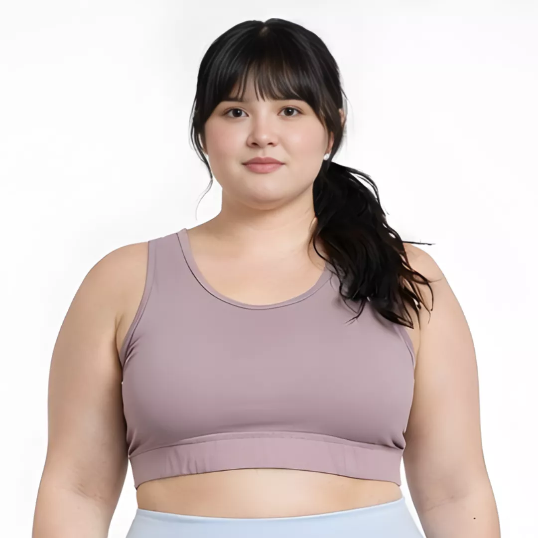 Sports Bra for Heavy Bust | Wire-Free | Racerback | Wide Underband | Removable Cups - Image 3