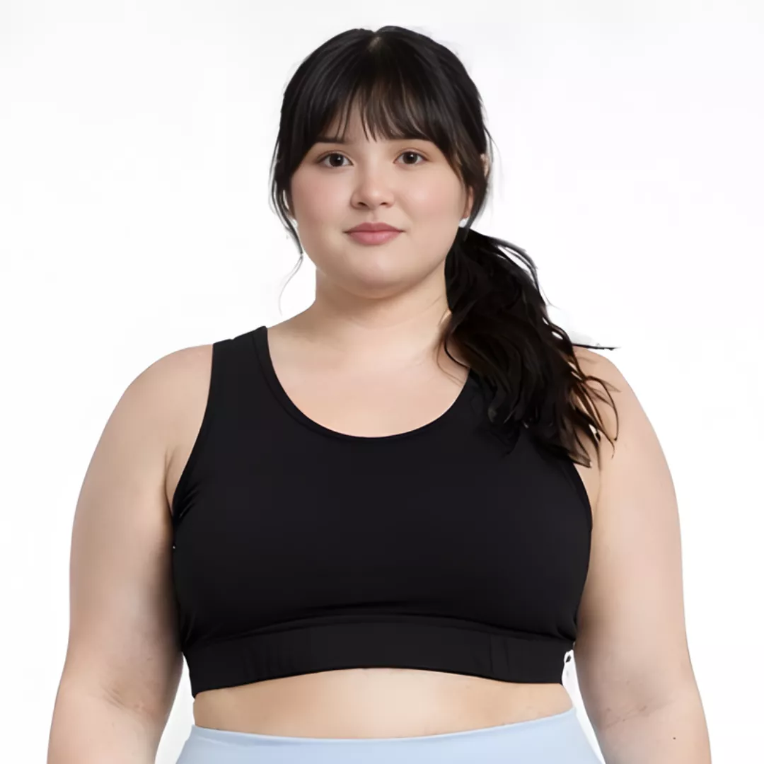 Sports Bra for Heavy Bust | Wire-Free | Racerback | Wide Underband | Removable Cups - Image 5