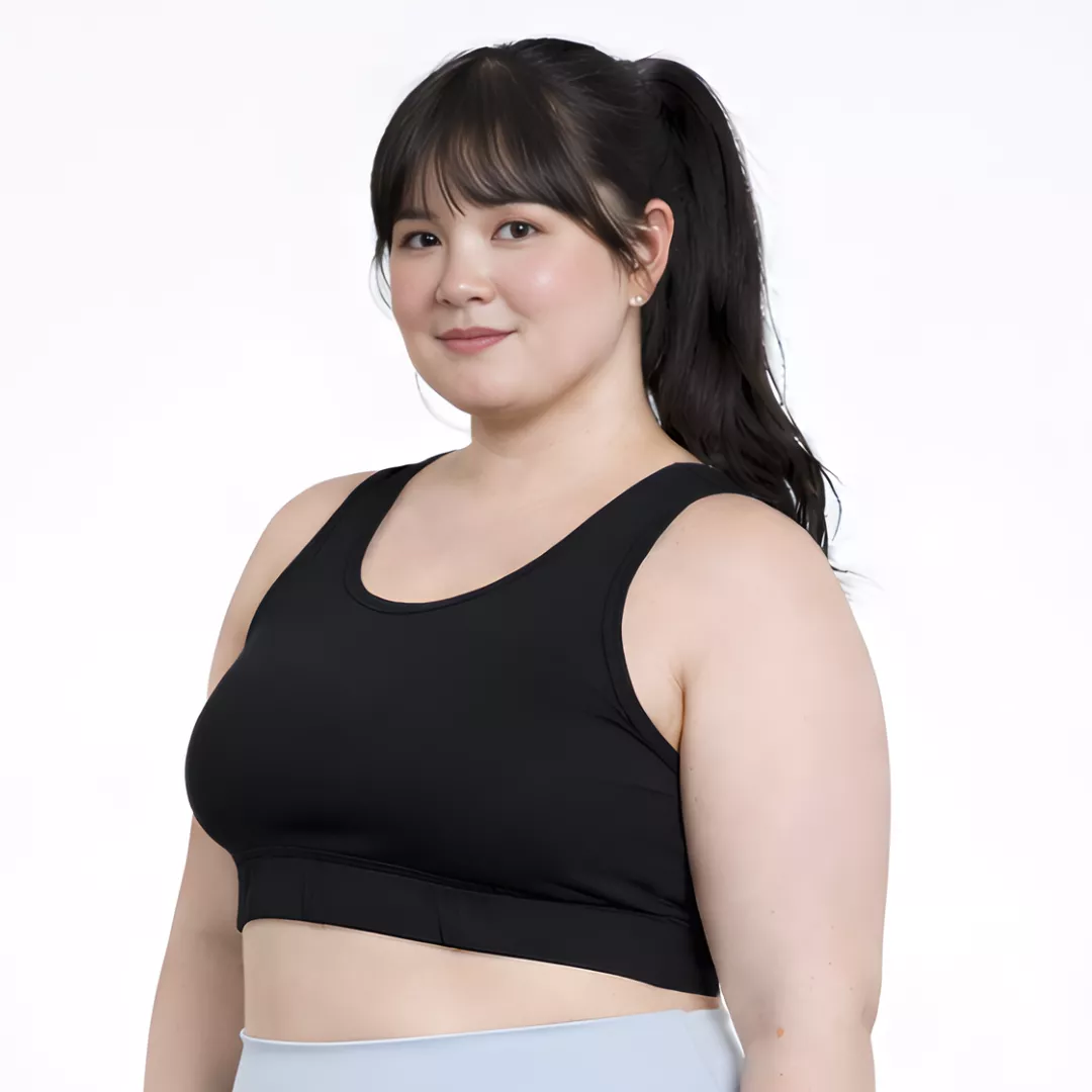 Sports Bra for Heavy Bust | Wire-Free | Racerback | Wide Underband | Removable Cups - Image 6