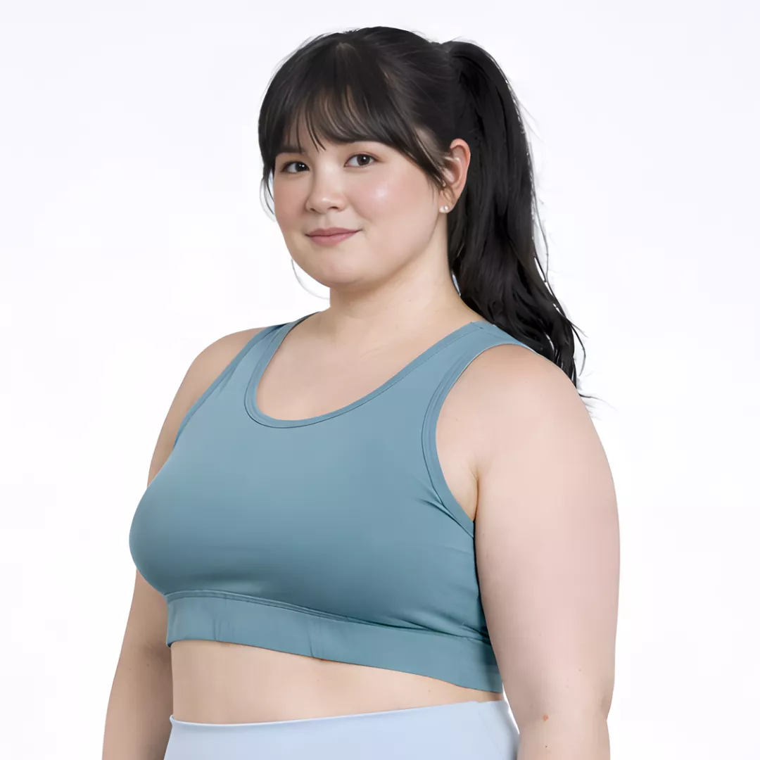 Sports Bra for Heavy Bust | Wire-Free | Racerback | Wide Underband | Removable Cups - Image 9