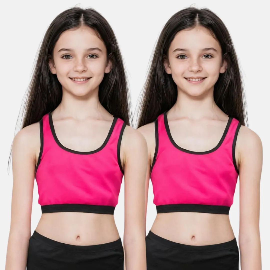 Sports Bra For Teen Girls - Pack Of 2 - Image 8