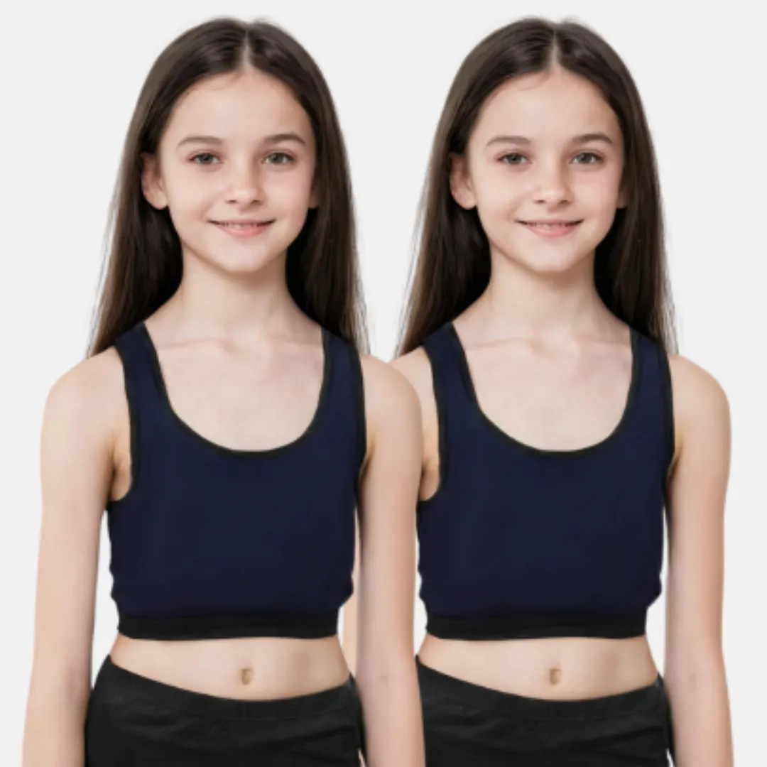 Sports Bra For Teen Girls - Pack Of 2 - Image 9