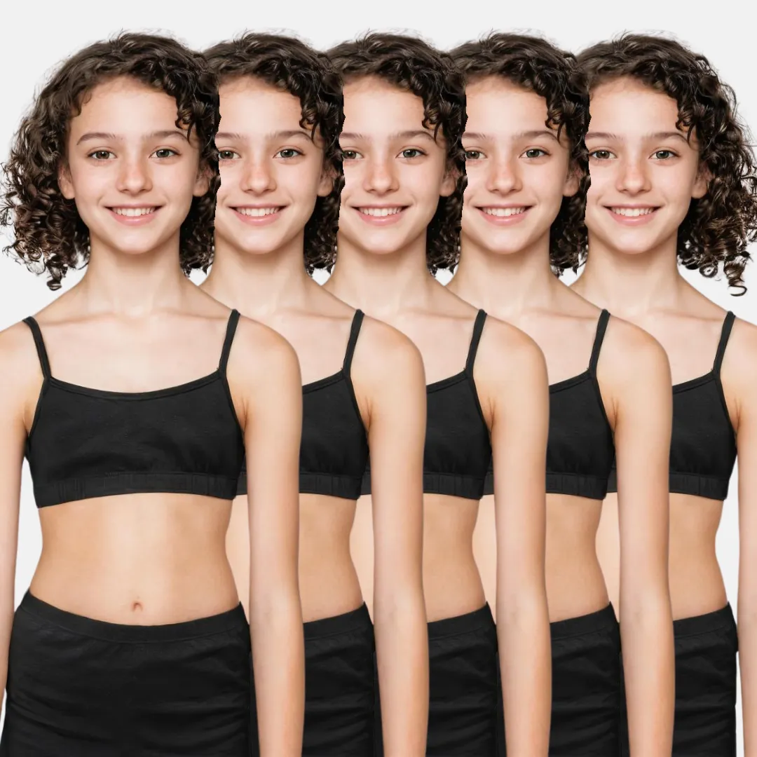 Starter Bra | Comfy Wireless Bra | Full Coverage | Slip On | Pack Of 5 - Image 13
