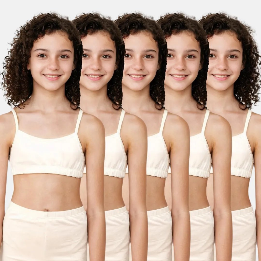 Starter Bra | Comfy Wireless Bra | Full Coverage | Slip On | Pack Of 5 - Image 14