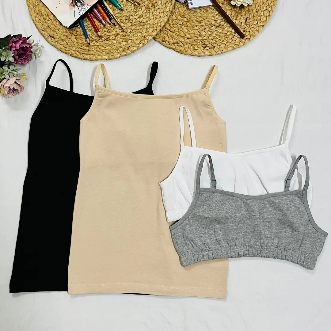 Starter Cami & Bra Combo | Flat Padding | Wireless | For Puberty - Image 11