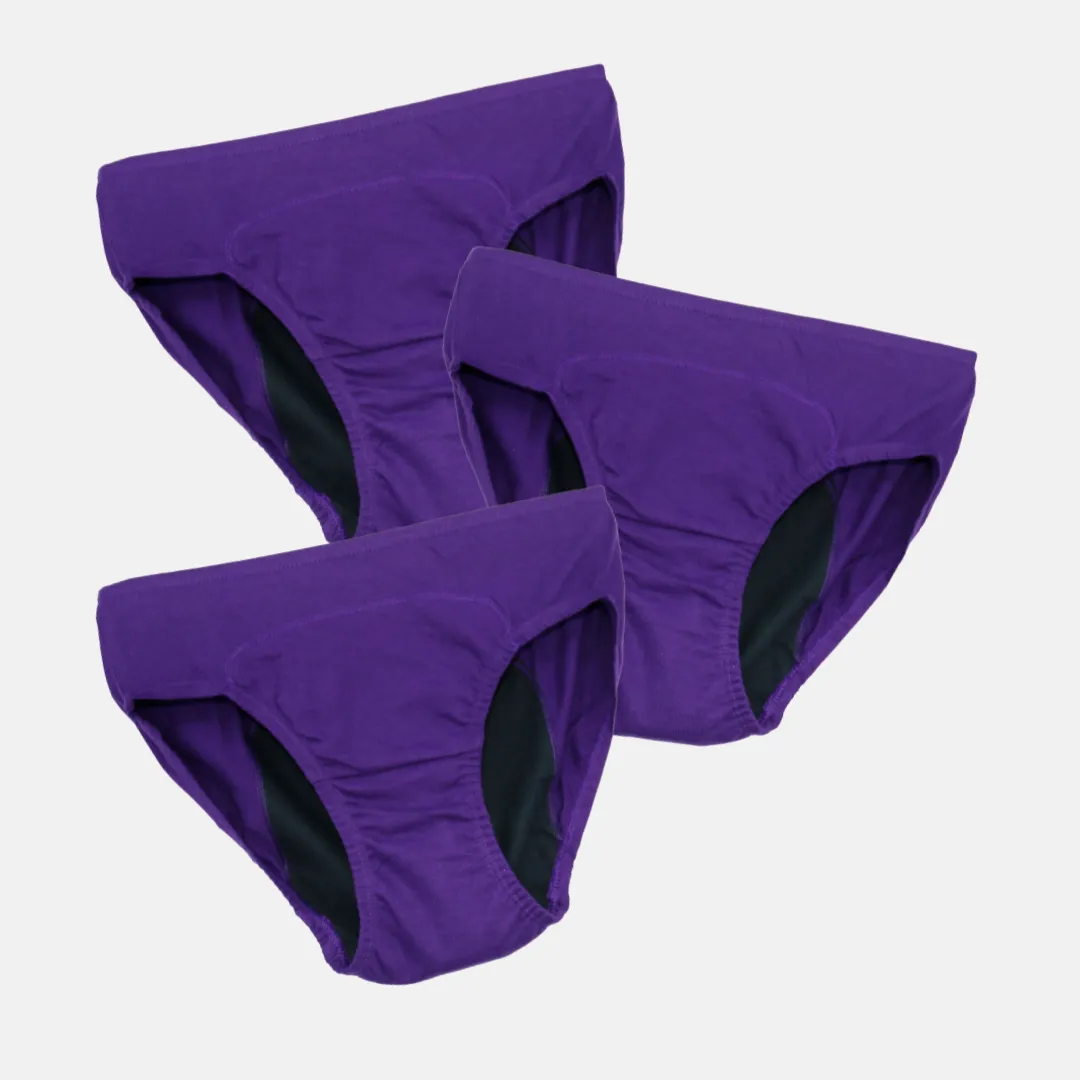 Medium Flow Period Panties For Teens | Ideal For Medium To Low Flow Days | Hipster Fit | Use with Pad for Hygiene | 3 Pack - Image 13