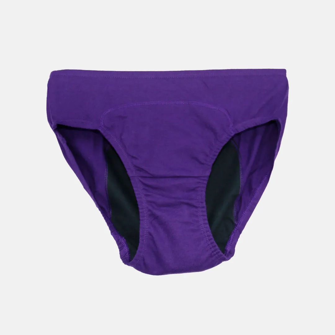 Teen Period Panties | Ideal For Medium To Low Flow Days | Hipster Fit | Use with Pad for Hygiene | 1 Pack - Image 14