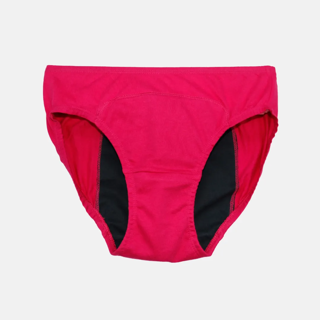 Teen Period Panties | Ideal For Medium To Low Flow Days | Hipster Fit | Use with Pad for Hygiene | 1 Pack - Image 15