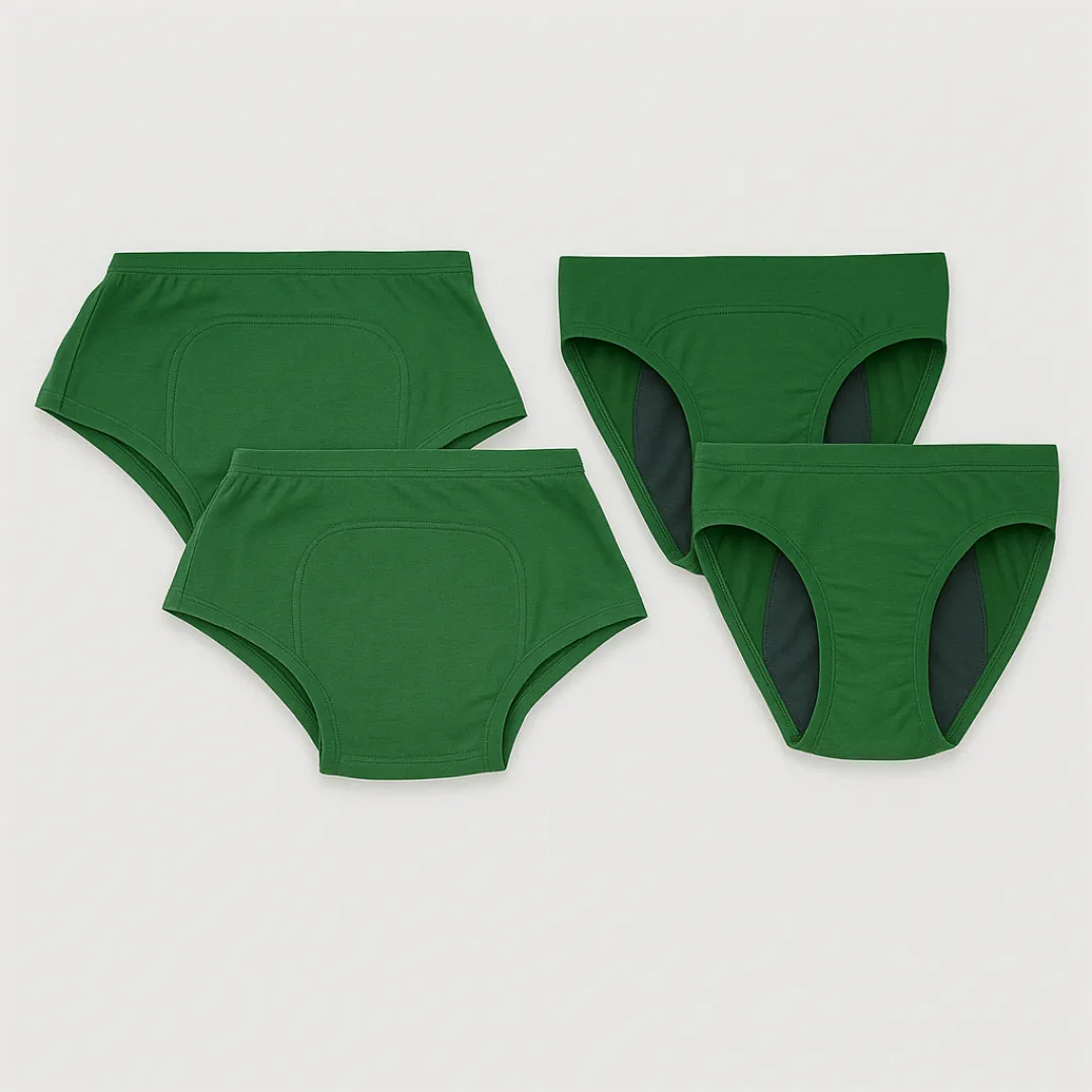 Adira Period Panty Combo – 2 Boxers + 2 Hipsters For Teens | Leakproof, Pad-Supporting Comfort For Heavy & Light Flow - Image 17