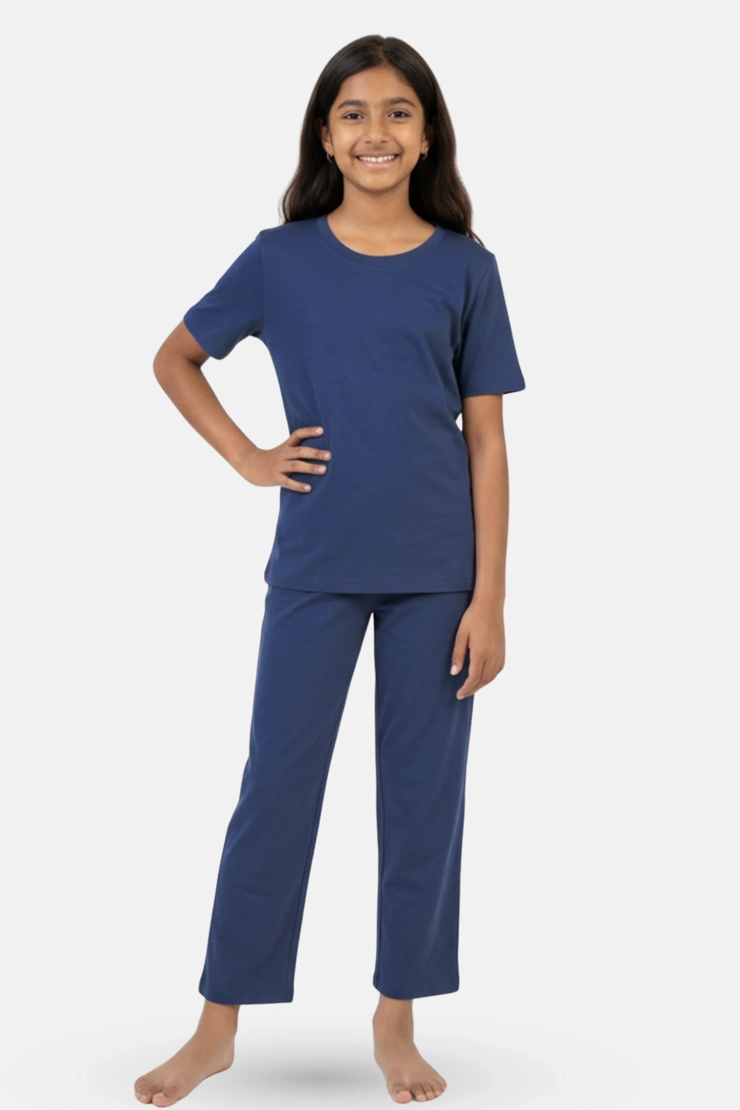 Pyjama Set | T-shirt & Pyjama | Cotton Blend | Relaxed Fit | Elasticated Waistband