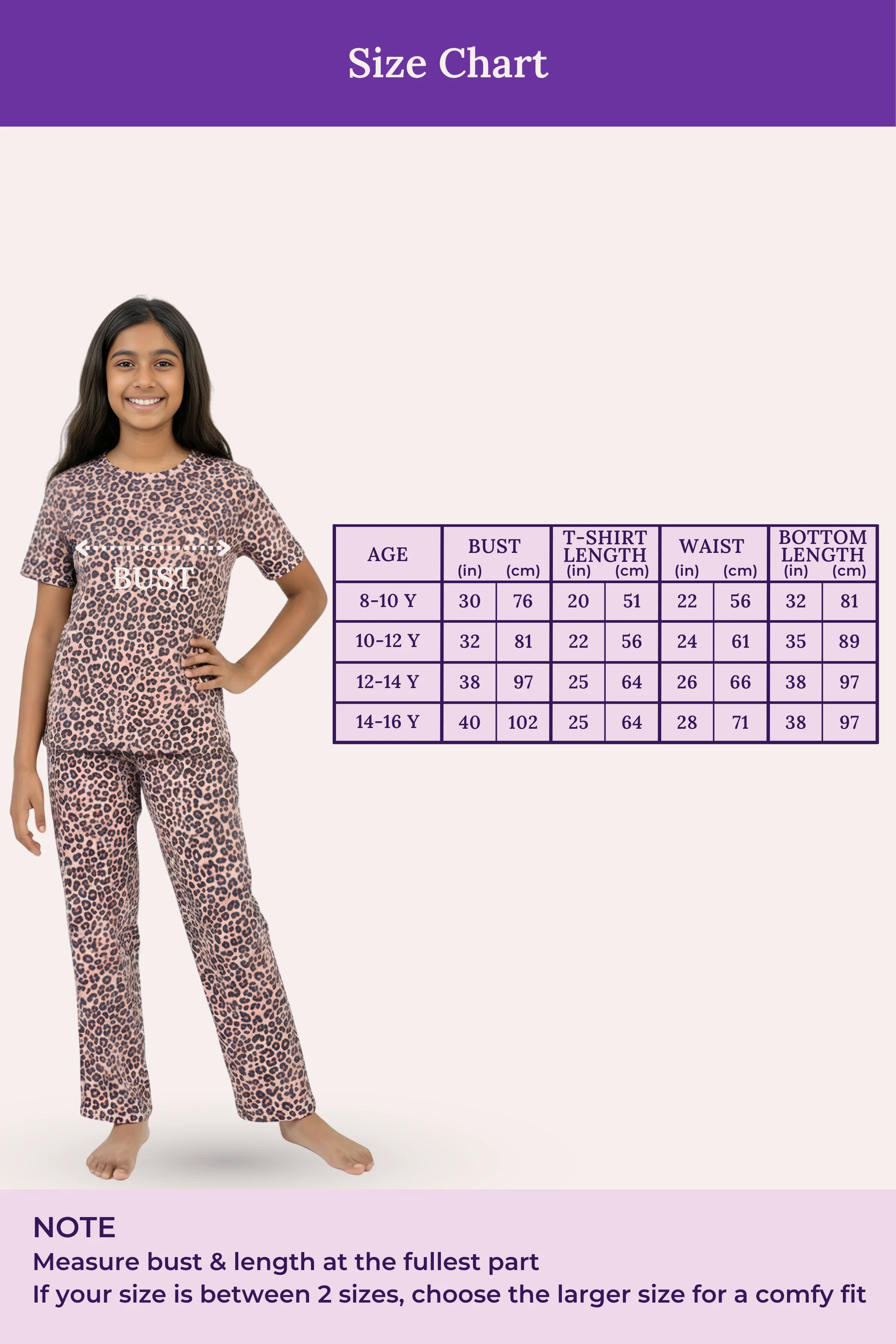 Pyjama Set | T-shirt & Pyjama | Cotton Blend | Relaxed Fit | Elasticated Waistband - Image 3