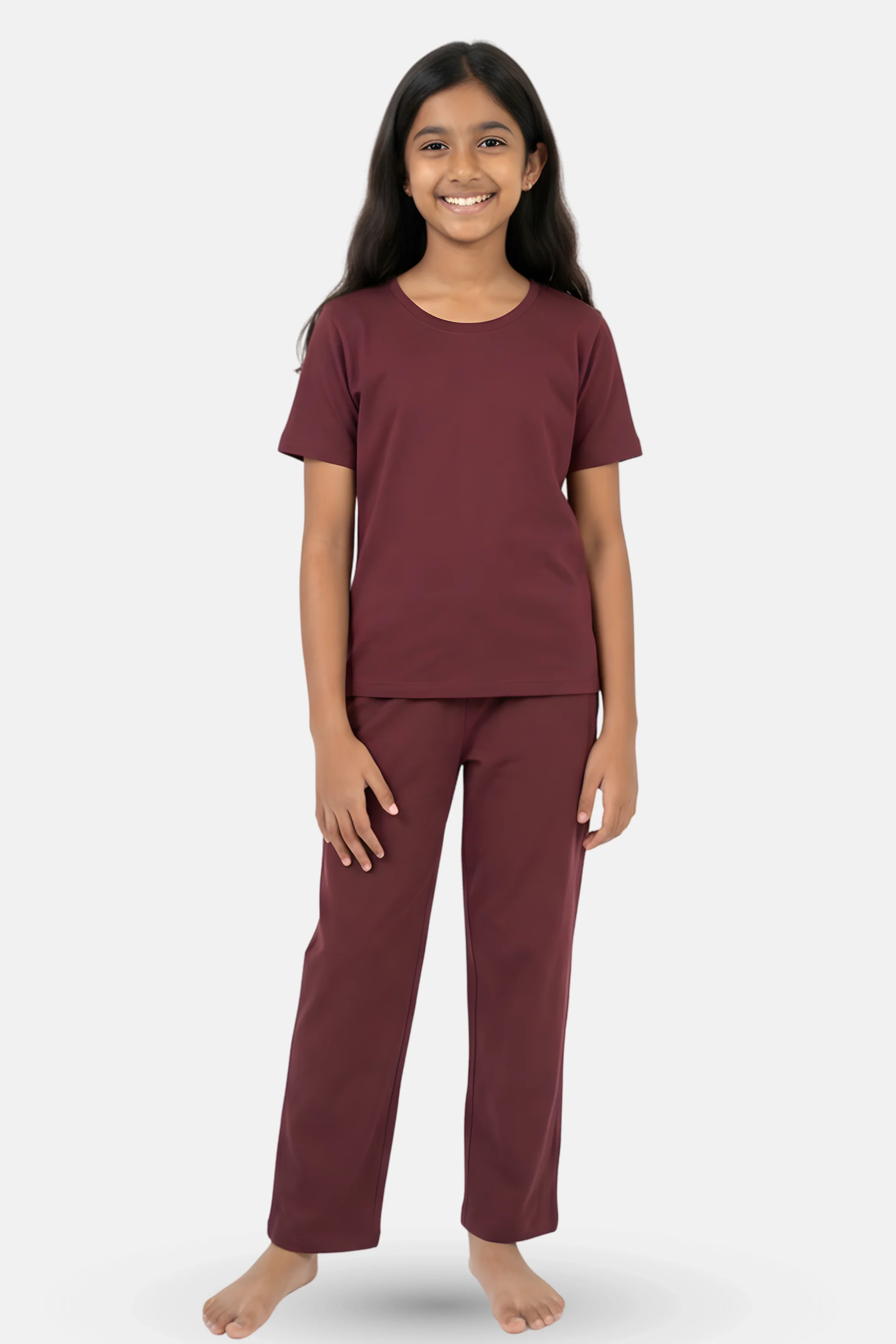 Pyjama Set | T-shirt & Pyjama | Cotton Blend | Relaxed Fit | Elasticated Waistband