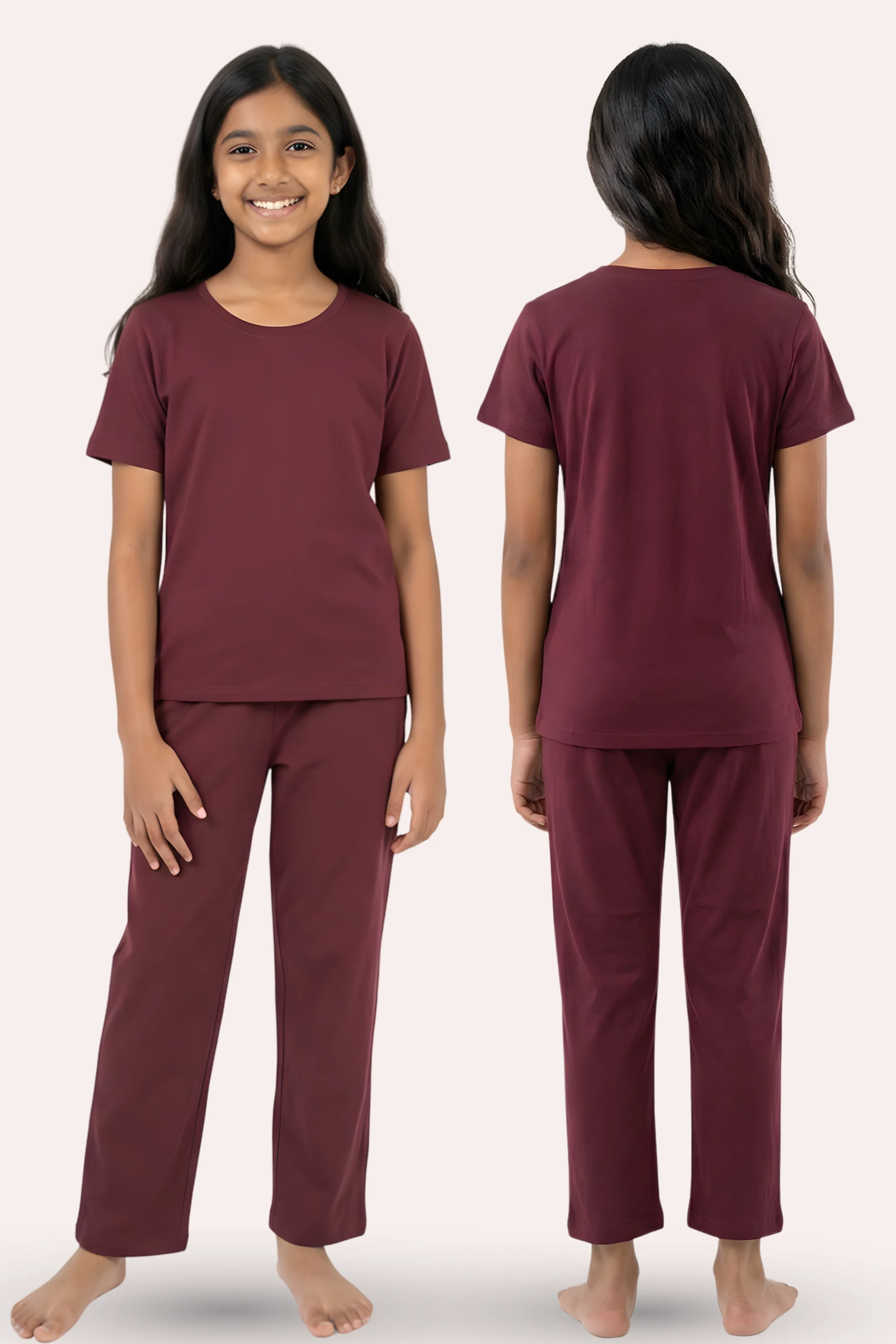 Pyjama Set | T-shirt & Pyjama | Cotton Blend | Relaxed Fit | Elasticated Waistband - Image 7