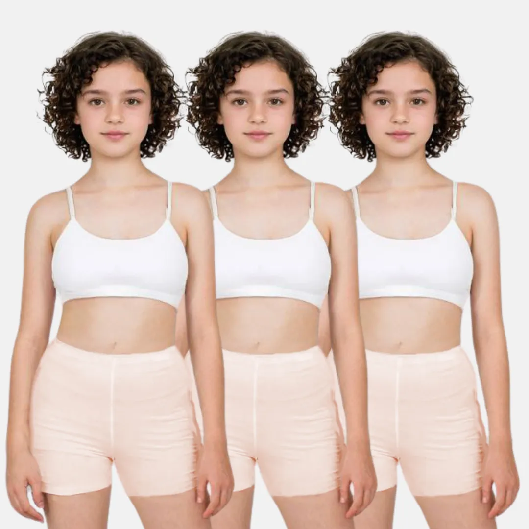 Teen Shorties | Thigh Length | High Waist | Full Coverage | Chafe Free | 3 Pack - Image 11