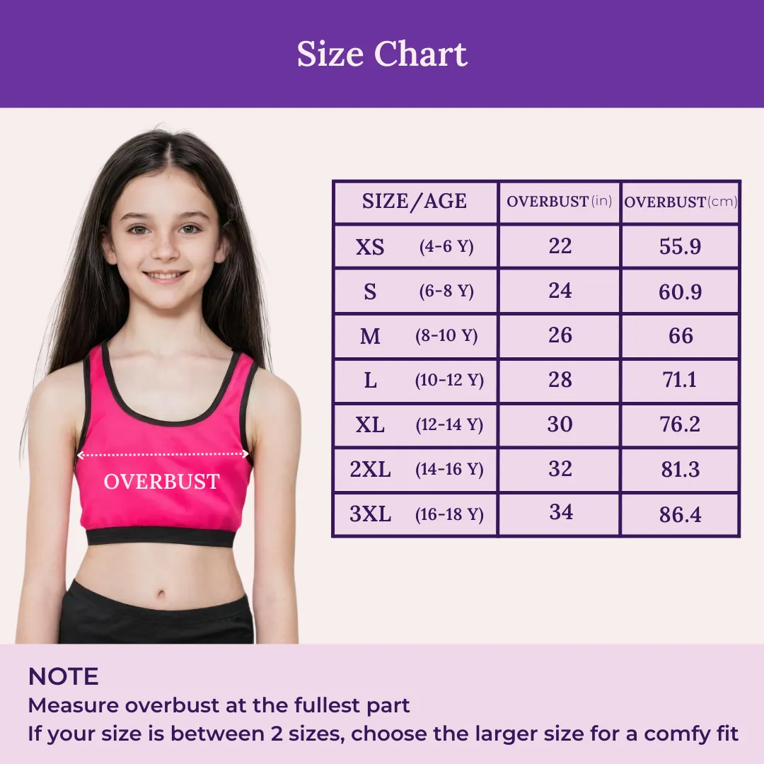 Sports Bra For Teen Girls - Pack Of 2 - Image 3