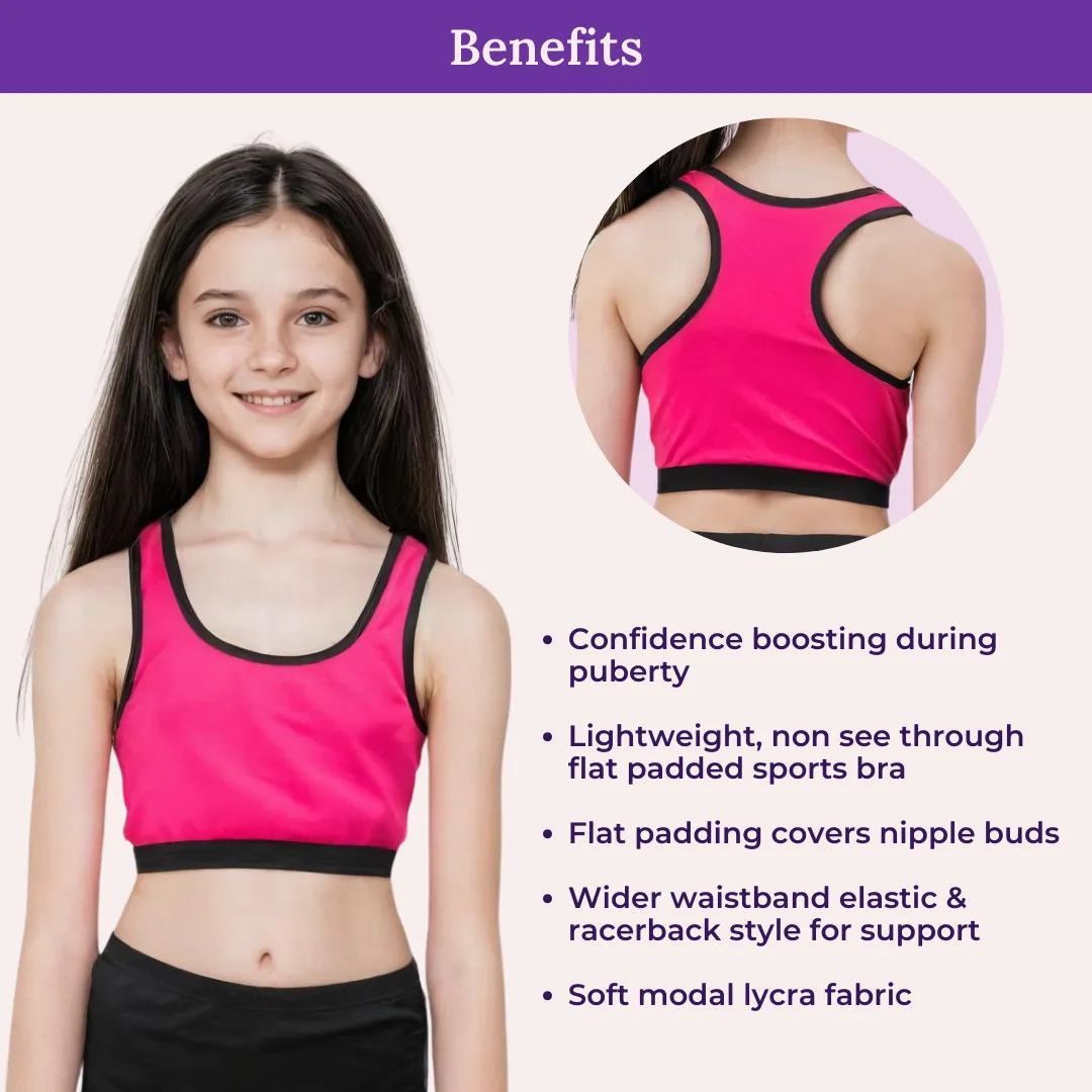 Sports Bra For Teen Girls - Pack Of 2 - Image 5