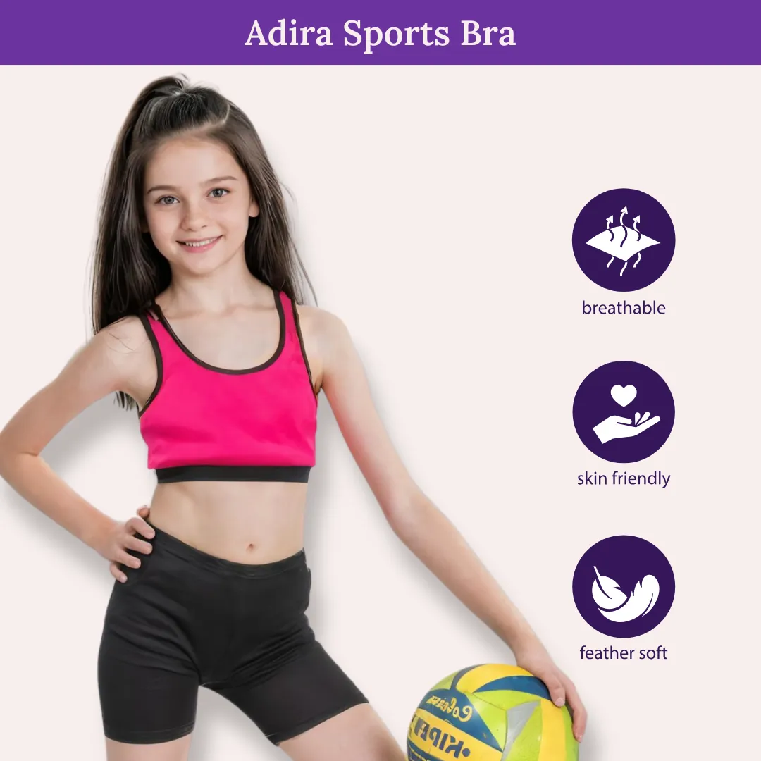 Sports Bra For Teen Girls - Pack Of 2 - Image 6