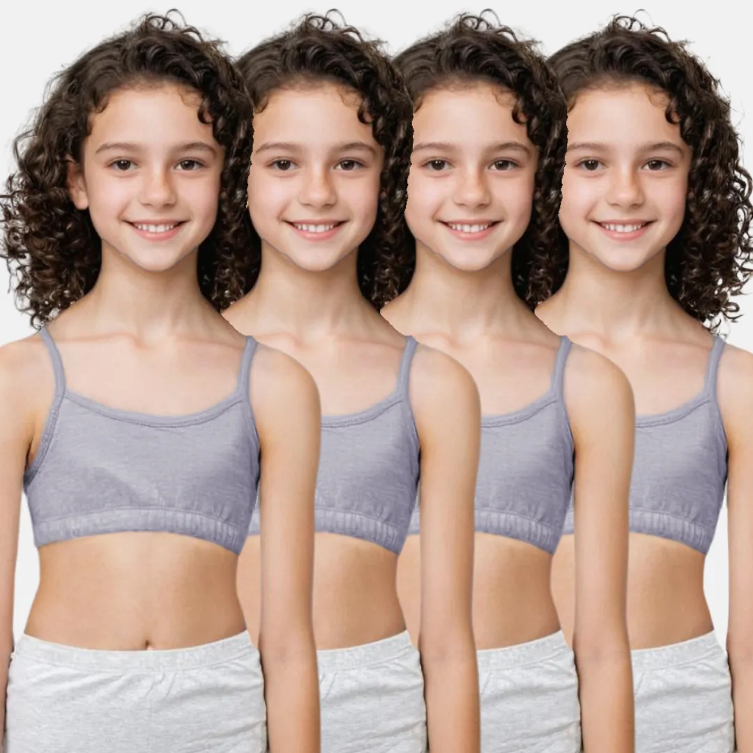 Training Bra | Puberty Training Bra | Beginner Training Bra | Non Wired | Pack Of 4 - Image 12