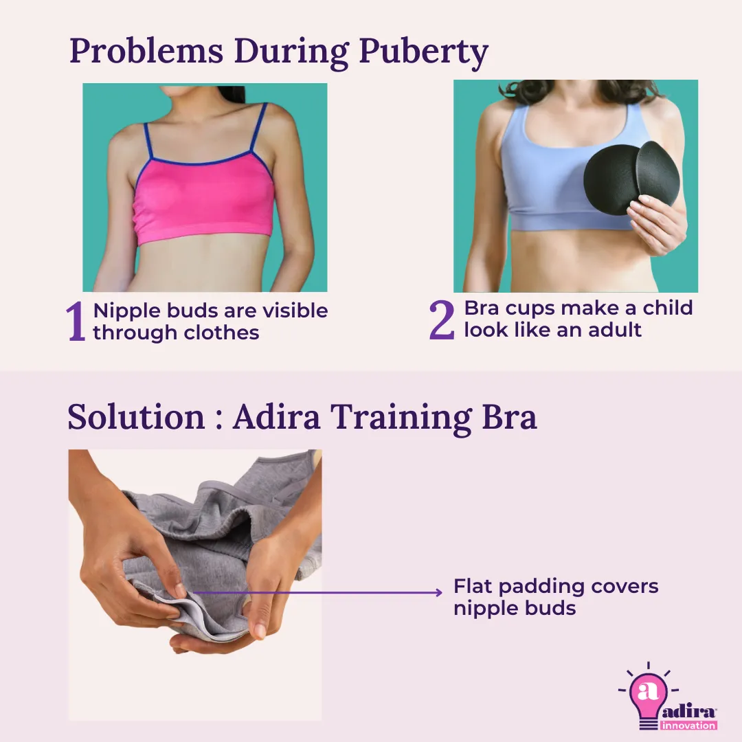 Training Bra | Puberty Training Bra | Beginner Training Bra | Non Wired | Pack Of 4 - Image 9
