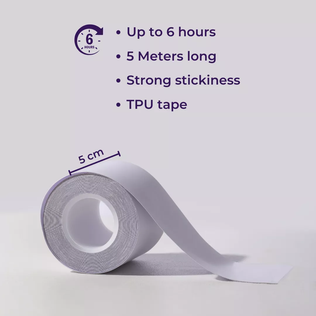 Transparent Boob Tape For Women | Invisible & Waterproof | Latex-Free | Up to 6 Hours | 5 Meters Long - Image 6