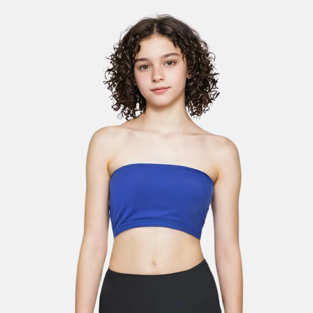 Teens Tube Top Bra | Slip On Style | 3 Layer Front Panel Conceals Nipples | Silicone Anti Slip Band Prevents Slipping - Image 10