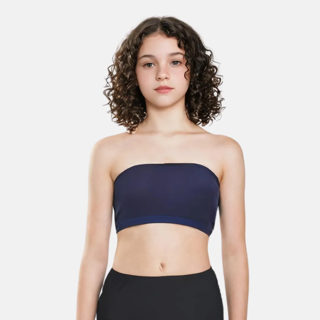 Teens Tube Top Bra | Slip On Style | 3 Layer Front Panel Conceals Nipples | Silicone Anti Slip Band Prevents Slipping - Image 11