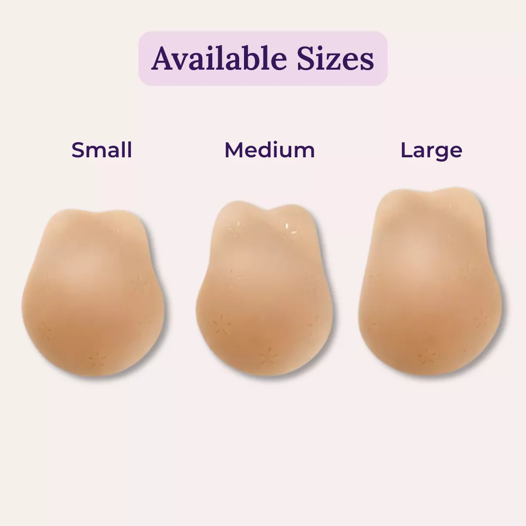 Ultra Lift Stick-On Bra | Breathable Silicone Nipple Covers | Secure Hold | 6 Hours Wear | Wash & Reuse | Pack Of 2 - Image 5