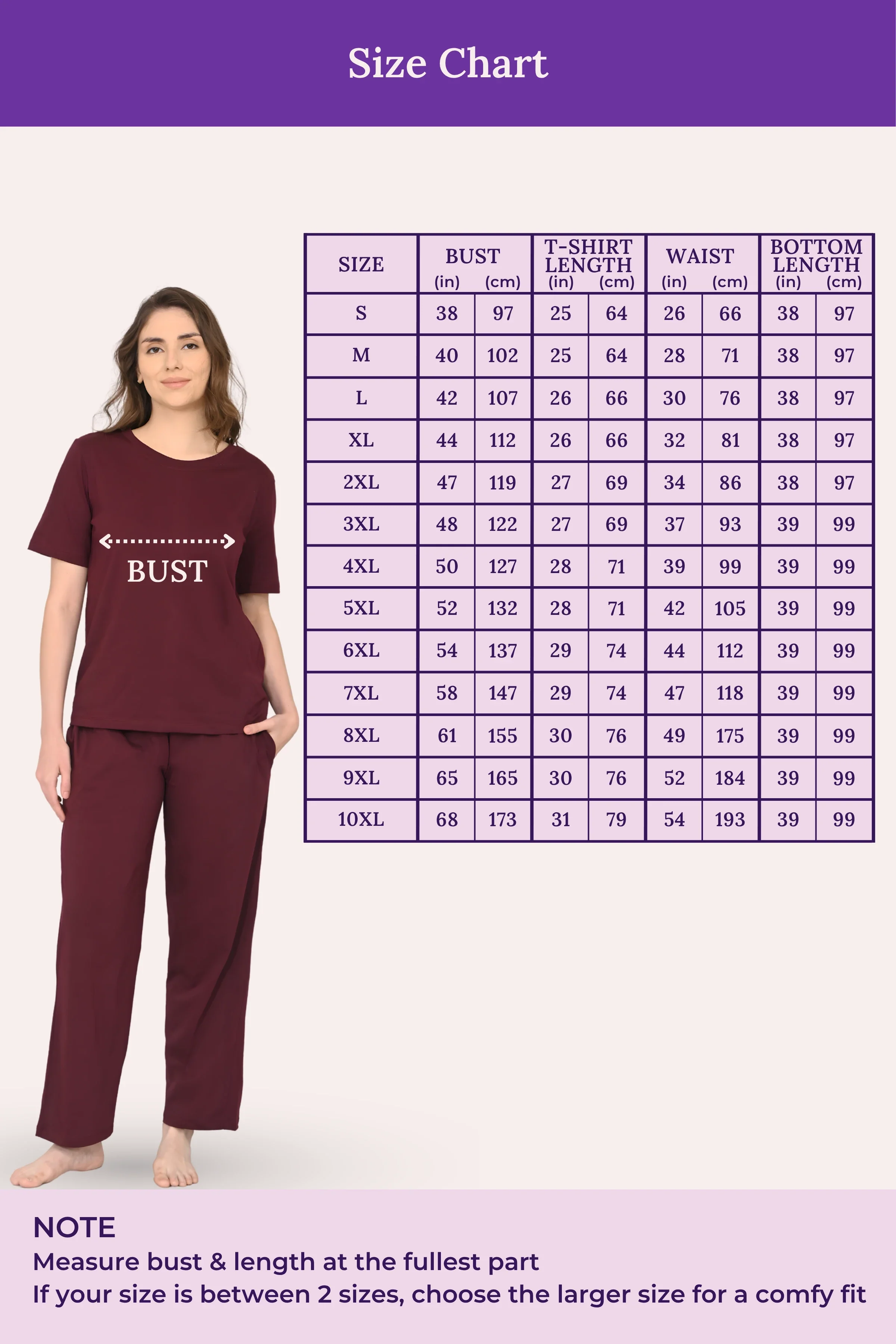 Pyjama Set | T-shirt & Pyjama | Cotton Blend | Relaxed Fit | Elasticated Waistband - Image 3