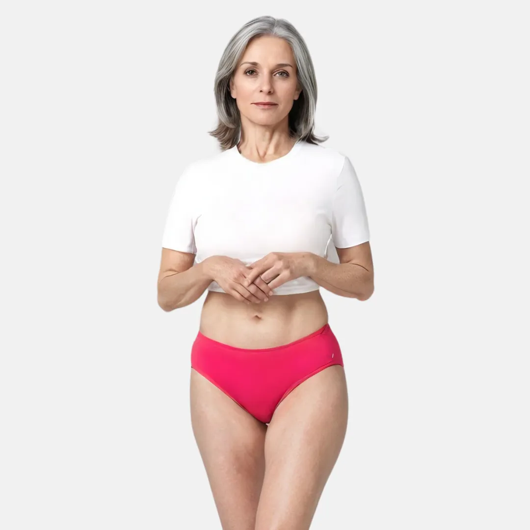 Incontinence Panties | Mid Waist | Leakproof Crotch | Absorbs 25ml Of Leaks | Reusable & Washable
