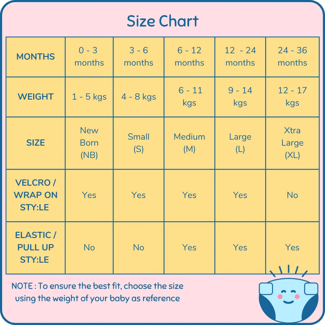 Fabric Diaper | Berry Love | Elastic Waist | Pull Up/Underwear Style | With 2 Diaper Pads Free - Image 6